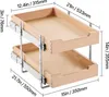 SucceBuy 2-stufiger ausziehbarer Schrank-Organizer, Produktbild-Vorschau 8