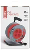 Prodlužovací kabel na bubnu 15 m / 4 zásuvky / červený / PVC / 230 V / 1 mm2 Podgląd zdjęcia produktu
