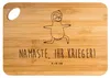 Mr. & Mrs. Panda Schneidebrett Faultier Yoga - Transparent Produktbild-Vorschau 1