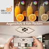 ZMH LED Deckenleuchte Schlafzimmer 24W Schwarz Produktbild-Vorschau 8