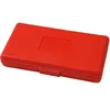 A red plastic case for tools, likely a socket set, is shown against a white background. Produktbild-Vorschau