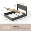 Čalouněná postel BEALIFE 160x200 cm s roštem a hydraulickým Náhled obrázku produktu 7