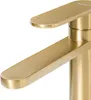 BELIANI Hohe Waschtischarmatur Gold aus Messing Matt Produktbild-Vorschau 5