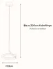 LUMIÈRE Design Pendelleuchte 'Noxi' Ø33cm LED dimmbar Produktbild-Vorschau 5