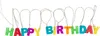 Happy Birthday Lichterkette Geburtstagsdeko Produktbild-Vorschau 1