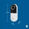 Telecamera per porte fisse UNITEC WIFI con suoneria radio Anteprima dell’immagine prodotto 9