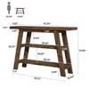 Consolle in legno massiccio, tavolo da ingresso in stile Anteprima dell’immagine prodotto 2