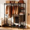 WISFOR garderobekast met lades, schoenenrek, open kast met Productafbeelding-voorbeeld 10
