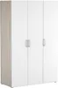 Armoire Noni-3 portes battantes, 1 tringle et 3 Voir les images du produit 1
