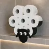 DanDiBo Toilettenpapierhalter Schaf Wand Schwarz Metall Produktbild-Vorschau 12