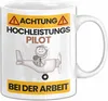 Pilot Tasse Geschenk Lustiger Spruch Geschenkidee für Pilot Produktbild-Vorschau 1