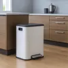 Poubelle Relaxdays 2 x 15 litres, poubelle de cuisine avec Voir les images du produit 3