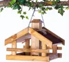 BOOGARDI Vogelhaus Holz · rotes Dach · Vogelfutterhaus Produktbild-Vorschau 5