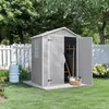 FCH 6x4 Gartenhaus wetterfest, Geräteschuppen Kunststoff, Produktbild-Vorschau 6