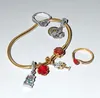 PANDORA Disney Beauty and the Beast Rose Charm, IP Gold Podgląd zdjęcia produktu 3