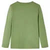 Kinder-Langarmshirt Helles Khaki 116 Produktbild-Vorschau 2