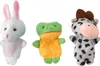 Set mit 10 Plüsch-Fingerpuppen - Tiere, bunt, Maße 4-6/6-10 Produktbild-Vorschau 3
