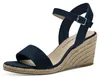 Tamaris Damen Sandalette mit Keilabsatz im Espadrille Produktbild-Vorschau 4