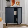 CALICOSY - Buffet 2 portes bleu royal L80 cm - BOGOTA Voir les images du produit 4