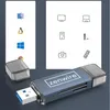 SD-Speicherkartenleser - USB 3.0 USB-C - Adapter - 4-in-1 - Produktbild-Vorschau 6