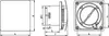 Bosch F1500 W 100, Zeď, Koupelna, Bílá, Plast, 95 m³/h, 10 Náhled obrázku produktu 7