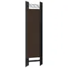 A side view of a brown room divider. Podgląd zdjęcia produktu