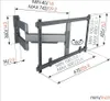Vogels B09ZY2LM2N Staffa da Parete Girevole Per Tv Da 55 A Anteprima dell’immagine prodotto 1