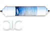 A Samsung refrigerator water filter and two white clips are shown against a white background. Produktbild-Vorschau