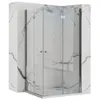 Rea Fold N2 Modulaire Opvouwbare Douchewand 70x100 Productafbeelding-voorbeeld 1
