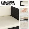 Yaheetech 5er Gartenmöbel Set Balkonmöbel aus Polyrattan Produktbild-Vorschau 6