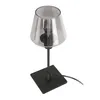 Tischlampe - schwarz - Ancilla - glas metall - Ø 14cm - E14 Produktbild-Vorschau 9