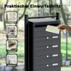 Systém poštových schránok Wiltec 6 čierny 556 x 270 x 1500 Náhľad obrázku produktu 10