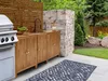 BELIANI Outdoor-Küchenschrank Braun Akazienholz 50 x 80 x Produktbild-Vorschau 3