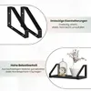EUGAD 3er Set Wandregal, Hängeregal, Küchenregal hängend, Produktbild-Vorschau 4