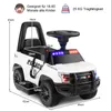 COSTWAY policajné auto pre deti so 6 V batériou, jazdné Náhľad obrázku produktu 2