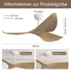 Sofucor Deckenventilator, DC, 132 cm, drei ABS-Flügel, ohne Produktbild-Vorschau 2