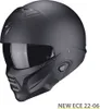 Casco moto SCORPION EXO-COMBAT II nero opaco XXL Anteprima dell’immagine prodotto 3