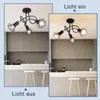 ZMH LED Deckenstrahler 3 Flammig Schwarz Deckenlampe Produktbild-Vorschau 4