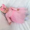 Muñeca de algodón de 60 cm, con los ojos cerrados, pelo Vista previa de la imagen del producto 2