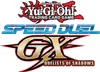 Logos and text for the Yu-Gi-Oh! Trading Card Game, specifically Speed Duel GX: Duelists of Shadows. Produktbild-Vorschau