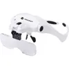 A white magnifying glasses with LED lights. Produktbild-Vorschau