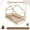 Crazy Pine Hausbett 140x200 cm – Kinderbett aus Naturholz – Produktbild-Vorschau 11