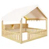 Cama infantil de 140x200 cm que se puede utilizar como cama Vista previa de la imagen del producto 15