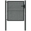 Gartentor Anthrazit 100x100 cm Stahl Produktbild-Vorschau 3
