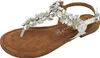 MARCO TOZZI Sandalo donna T-strap pelle fiori perle punta Anteprima dell’immagine prodotto 14