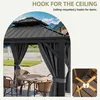 YITAHOME Pavillon 3x3 m, Winterfest Gazebo, Festem Dach, Produktbild-Vorschau 5
