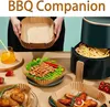 Backpapier Airfryer, 100 Stück 16CM Backpapier für Produktbild-Vorschau 5