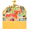 4iQ 70-teiligen Kinder Eisenbahn Set KRZYŚ aus Holz Dino Produktbild-Vorschau 9