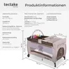 Detská cestovná postieľka sloník skladacia a výškovo Náhľad obrázku produktu 13