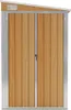 A front view of a garden shed with double doors. Náhled obrázku produktu